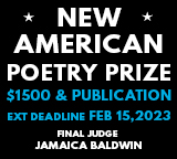 Banner for 2023 New American Poetry Prize deadline extension
