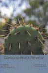 Concho River Review print literary magazine fall/winter 2022 issue cover image