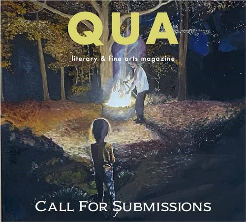 Qua Winter 2023 Issue call for submissions banner