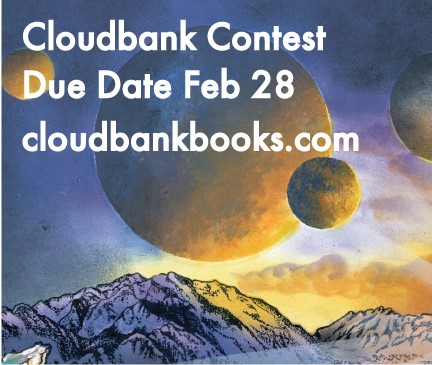 Banner: Cloudbank Issue 17 Writing Contest