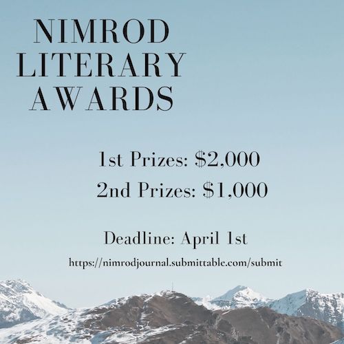 banner 2023 Nimrod Literary Awards