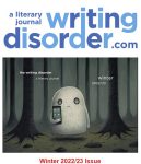 The Writing Disorder online literary magazine Winter 2022/23 issue cover image