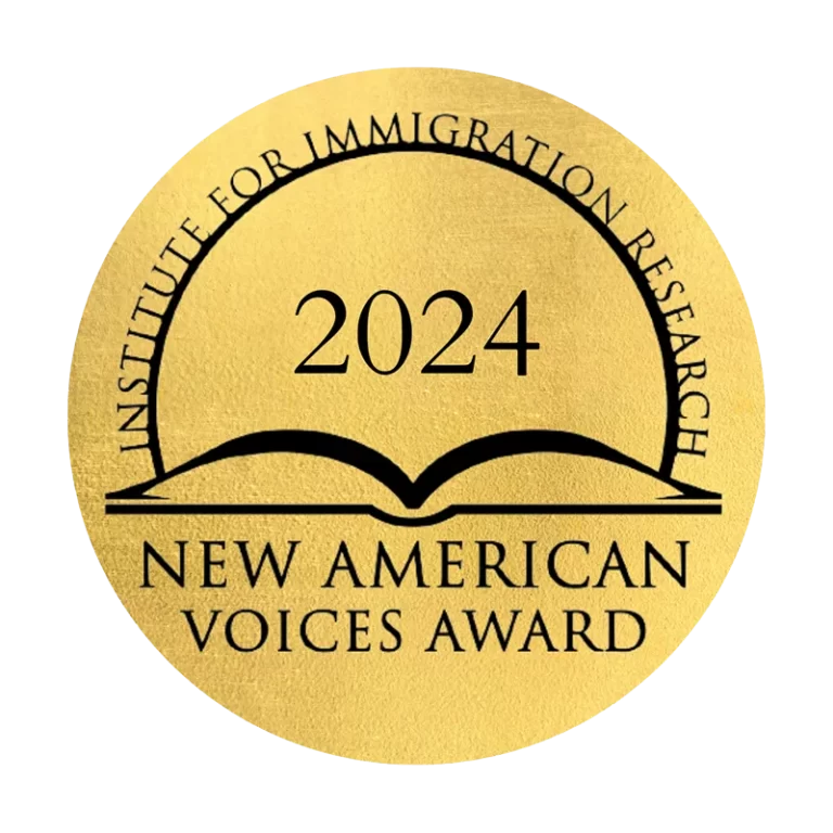 Fall for the Book New American Voices Award medal 2024