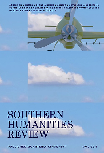 Southern Humanities Review 56.1 cover image