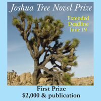 2023 Joshua Tree Novel Prize deadline extension banner