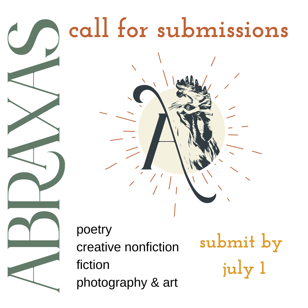 Banner for Abraxas Review inaugural issue call for submissions