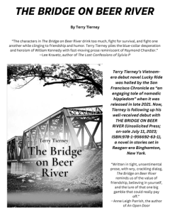 Screenshot of The Bridge on Beer River's flyer for the NewPages eLitPak