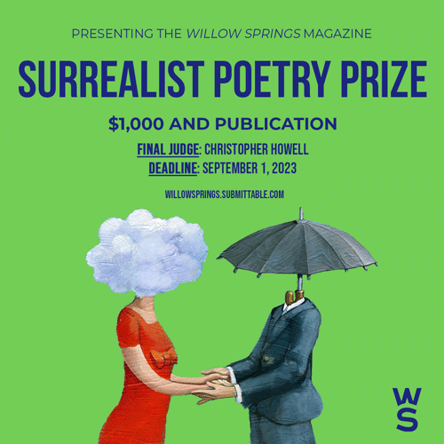 Willow Springs banner for inaugural Surrealist Poetry Prize