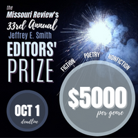 The Missouri Review 2023 Editors' Prize banner ad