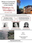 Screenshot of the Women at Woodstock Fall 2023 Retreat flyer
