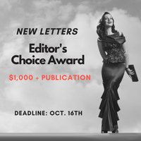 banner for New Letters 2023 Editor's Choice Award