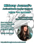 Screenshot of Midway Journal's flyer for the Action/Words Poetry Contest themed "To Gather"