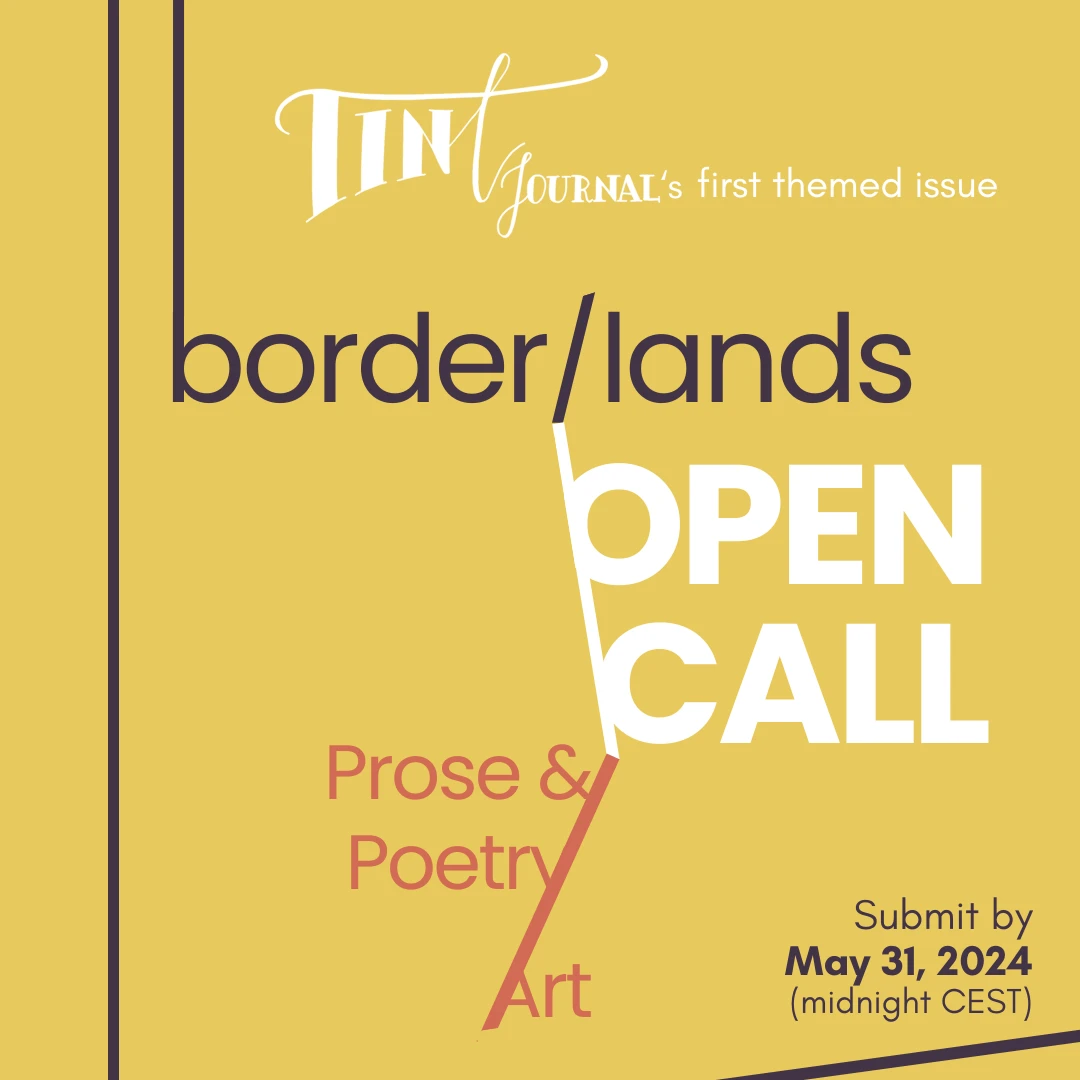 Tint Journal border/lands call for submissions flyer