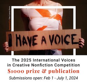 Vine Leaves Press 2025 International Voices in Creative Nonfiction Competition