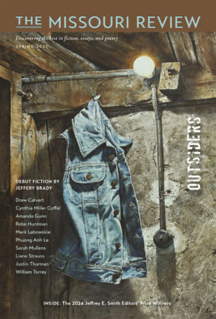The Missouri Review Spring 2025 magazine cover image