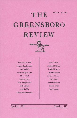 The Greensboro Review Spring 2025 literary magazine cover image