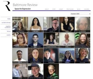 The Baltimore Review Summer 2025 issue screenshot