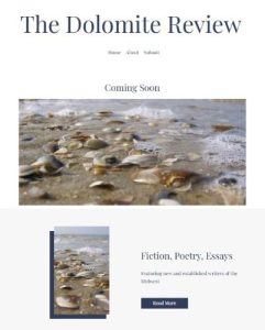 The Dolomite Review Debut Issue CFS screenshot image