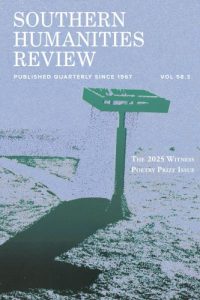 Southern Humanities Review 58.3 literary magazine cover image