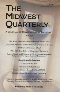 The Midwest Quarterly Fall 2025 magazine cover image