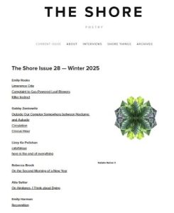 The Shore Issue 28 literary magazine cover image