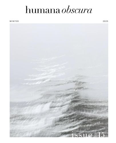 Humana Obscura Winter 2025 literary magazine cover image
