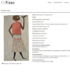 Plume literary magazine cover image