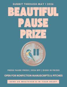 Press Pause Beautiful Pause Prize 2026 logo image