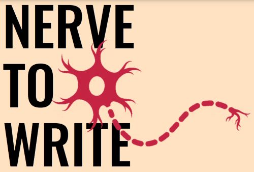 Nerve to Write literary magazine logo image