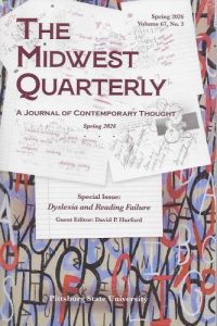 The Midwest Quarterly Spring 2026 cover image