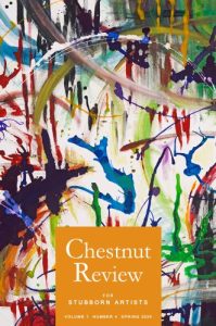 Chestnut Review Spring 2026 literary magazine cover image