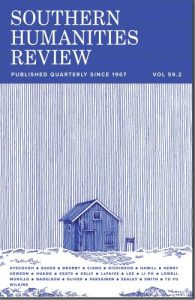 Southern Humanities Review Issue 59.2 literary magazine cover image