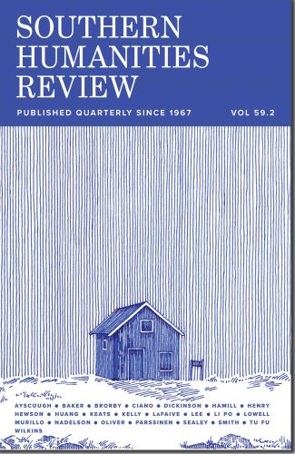 Southern Humanities Review Issue 59.2 literary magazine cover image
